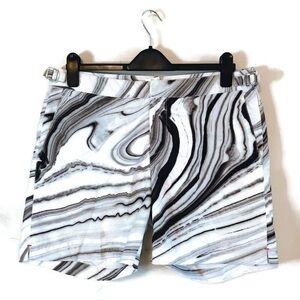 ORLEBAR BROWN OB CLASSIC Bulldog white black Marble Swim Trunks Shorts Men’s 34